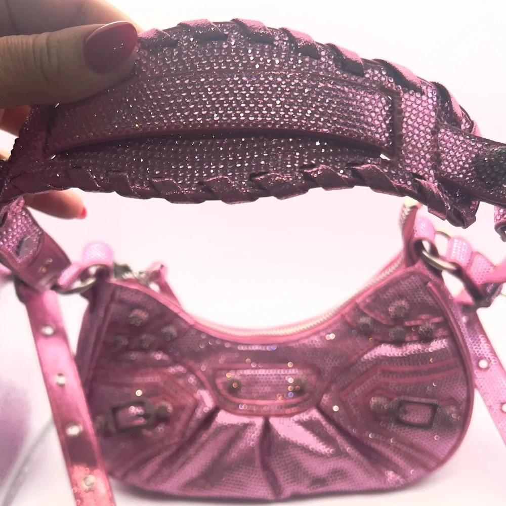 PINK EMBELLISHED BAG - Picture 8 of 8